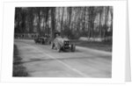 MG Magnette leading a Frazer-Nash Shelsley at Donington Park, Leicestershire, 1930s by Bill Brunell