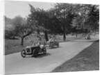 Austin Ulster leading a MG Magnette at Donington Park, Leicestershire, 1930s by Bill Brunell