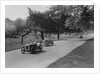 Austin Ulster leading a MG Magnette at Donington Park, Leicestershire, 1930s by Bill Brunell