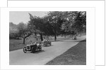 Austin Ulster leading a MG Magnette at Donington Park, Leicestershire, 1930s by Bill Brunell