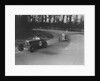 Two Frazer-Nash cars racing at Donington Park, Leicestershire, 1930s by Bill Brunell
