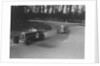 Two Frazer-Nash cars racing at Donington Park, Leicestershire, 1930s by Bill Brunell