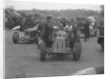 Dick Seaman's ERA, Dick Shuttleworth's Alfa Romeo and a MG Magnette at Donington Park, 1935 by Bill Brunell