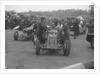 Dick Seaman's ERA, Dick Shuttleworth's Alfa Romeo and a MG Magnette at Donington Park, 1935 by Bill Brunell