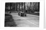Frazer-Nash Byfleet II leading an MG at Donington Park, Leicestershire, 1935 by Bill Brunell