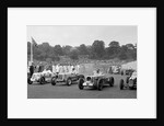 MG R type of Bill Esplen, ERA of Geg Parnell and MG of H Stuart-Wilton, Crystal Palace, 1939 by Bill Brunell