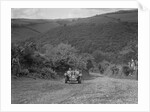 Singer 2-seater competing in the Mid Surrey AC Barnstaple Trial, Beggars Roost, Devon, 1934 by Bill Brunell