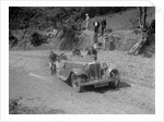 Jaguar SS open 2-seater at the Mid Surrey AC Barnstaple Trial, Beggars Roost, Devon, 1934 by Bill Brunell