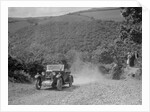 Riley 9 open 4-seater tourer at the Mid Surrey AC Barnstaple Trial, Beggars Roost, Devon, 1934 by Bill Brunell