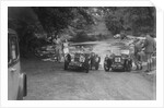 MG J2 and MG D type at the Mid Surrey AC Barnstaple Trial, Tarr Steps, Exmoor, 1934 by Bill Brunell