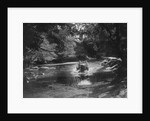 Lea-Francis competing in the Mid Surrey AC Barnstaple Trial, Tarr Steps, Exmoor, 1934 by Bill Brunell