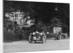 MG TA of RA MacDermid competing in the MCC Torquay Rally, Torbay, Devon, 1938 by Bill Brunell