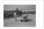Ford Prefect tourer competing in the JCC Rally, Brooklands, Surrey, 1939 by Bill Brunell