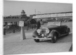 Bentley 4-seater tourer of GG Wood competing in the JCC Rally, Brooklands, Surrey, 1939 by Bill Brunell