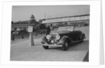 Bentley 4-seater tourer of GG Wood competing in the JCC Rally, Brooklands, Surrey, 1939 by Bill Brunell