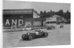 Aston Martin, Austin Ulster TT car and Austin 7, BARC meeting, Brooklands, Surrey, 1933 by Bill Brunell