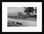 Bentley of FE Elgood and MG Magna of MB Watson racing at a MCC meeting, Brooklands, Surrey, 1933 by Bill Brunell
