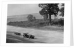 Bentley of FE Elgood and MG Magna of MB Watson racing at a MCC meeting, Brooklands, Surrey, 1933 by Bill Brunell