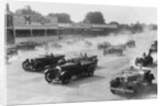 Talbot 105 tourer, Bentley and Lagonda racing at a MCC meeting, Brooklands, Surrey, 1933 by Bill Brunell