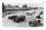 Talbot 105 tourer, Bentley and Lagonda racing at a MCC meeting, Brooklands, Surrey, 1933 by Bill Brunell