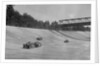 Singers of TW Fassett and Alf Langley and an MG racing at a MCC meeting, Brooklands, Surrey, 1933 by Bill Brunell