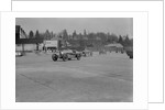 Two Bugatti Type 37s and an MG racing at Brooklands, Surrey, 1930s by Bill Brunell