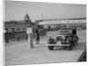 Bentley drophead coupe with Barker body competing in the JCC Rally, Brooklands, Surrey, 1939 by Bill Brunell