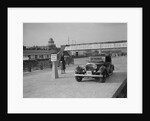 Bentley drophead coupe with Barker body competing in the JCC Rally, Brooklands, Surrey, 1939 by Bill Brunell