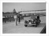 Bentley drophead coupe with Barker body competing in the JCC Rally, Brooklands, Surrey, 1939 by Bill Brunell