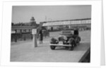 Bentley drophead coupe with Barker body competing in the JCC Rally, Brooklands, Surrey, 1939 by Bill Brunell