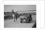 Bentley drophead coupe with Barker body competing in the JCC Rally, Brooklands, Surrey, 1939 by Bill Brunell