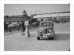 Standard competing in the JCC Rally, Brooklands, Surrey, 1939 by Bill Brunell