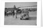 Standard competing in the JCC Rally, Brooklands, Surrey, 1939 by Bill Brunell