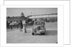 Standard competing in the JCC Rally, Brooklands, Surrey, 1939 by Bill Brunell