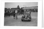 Standard saloon competing in the JCC Rally, Brooklands, Surrey, 1939 by Bill Brunell