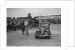 Standard saloon competing in the JCC Rally, Brooklands, Surrey, 1939 by Bill Brunell