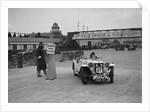 MG sports competing in the JCC Rally, Brooklands, Surrey, 1939 by Bill Brunell
