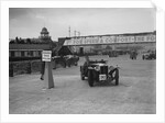 MG Magnette competing in the JCC Rally, Brooklands, Surrey, 1939 by Bill Brunell