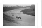 Two Bugattis racing at a BARC meeting, Brooklands, Surrey, 1931 by Bill Brunell