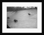 Austin 7 and the spinning Riley of HL Roberts, BARC Mountain Race, Brooklands, Surrey, 1931 by Bill Brunell
