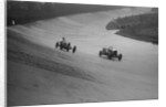 Bugatti and Bentley of Eddie Hall racing at a BARC meeting, Brooklands, Surrey, 1931 by Bill Brunell