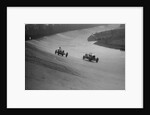 Bugatti and Bentley of Eddie Hall racing at a BARC meeting, Brooklands, Surrey, 1931 by Bill Brunell