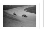 Bugatti and Bentley of Eddie Hall racing at a BARC meeting, Brooklands, Surrey, 1931 by Bill Brunell