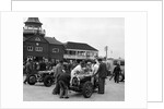 ERA and Charles Mortimer's Bugatti Type 35B at Brooklands, Surrey, 1939 by Bill Brunell