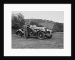 Charles Mortimer with his Barker-bodied 2-seater Bentley, c1930s by Bill Brunell