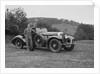 Charles Mortimer with his Barker-bodied 2-seater Bentley, c1930s by Bill Brunell