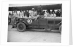 Winning Bentley of Jack Dunfee and Woolf Barnato, BARC 6-Hour Race, Brooklands, Surrey, 1929, by Bill Brunell