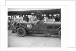 Winning Bentley of Jack Dunfee and Woolf Barnato, BARC 6-Hour Race, Brooklands, Surrey, 1929, by Bill Brunell