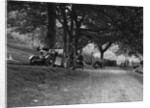 Wolseley Hornet and Morris Minor taking part in a motoring trial, c1930s by Bill Brunell
