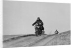 Motorcycle taking part in a trial, c1930s by Bill Brunell